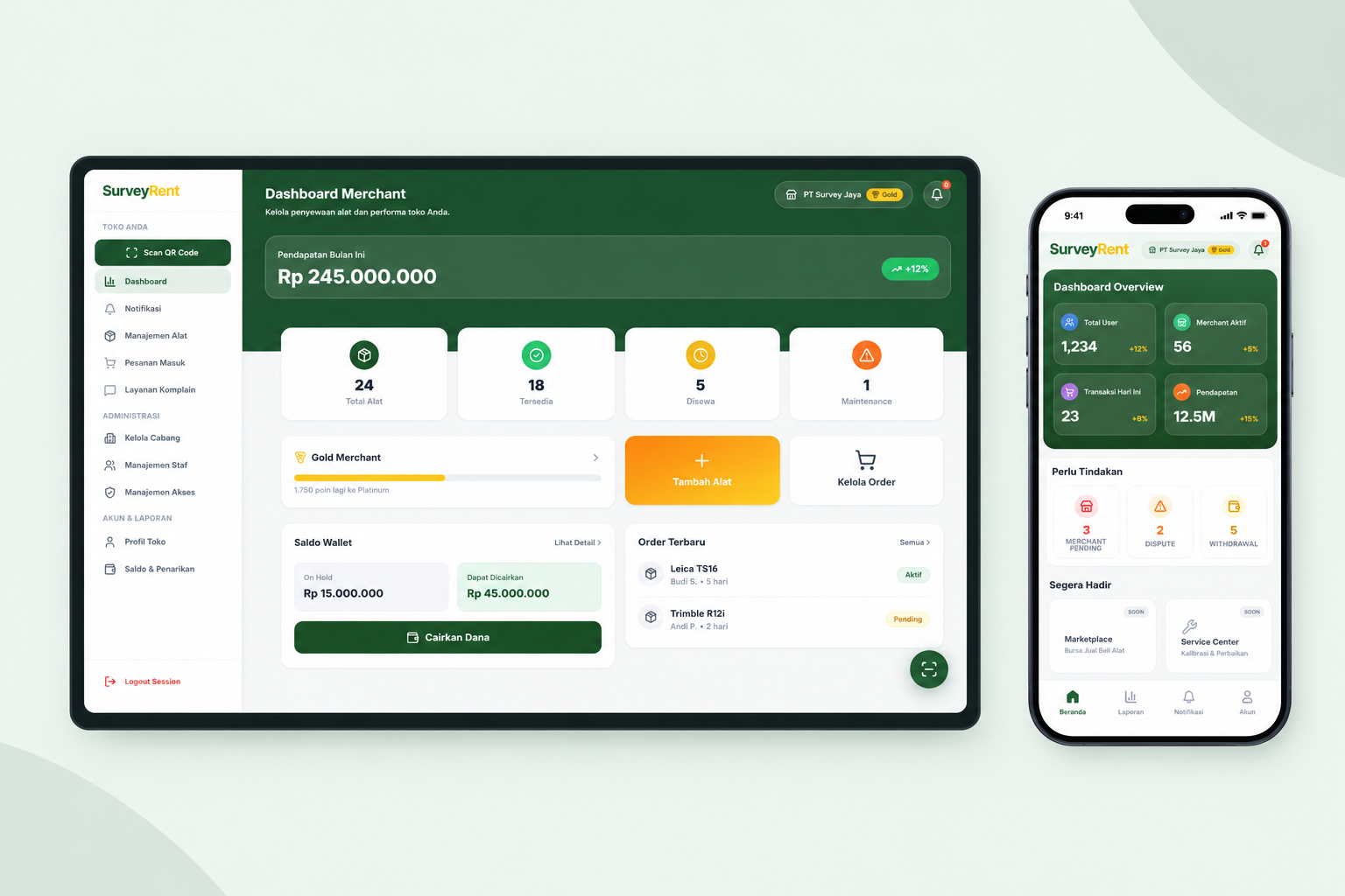 SurveyRent Hub